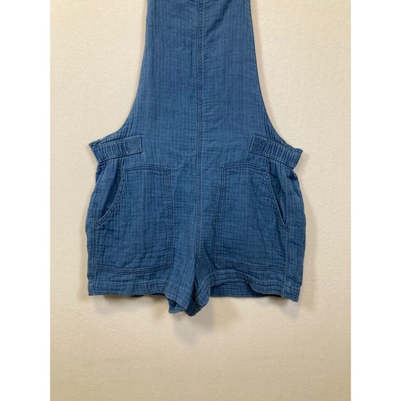 American Eagle Outfitters Blue Denim Shortalls Size S Casual Summer Festivals - Picture 5 of 10